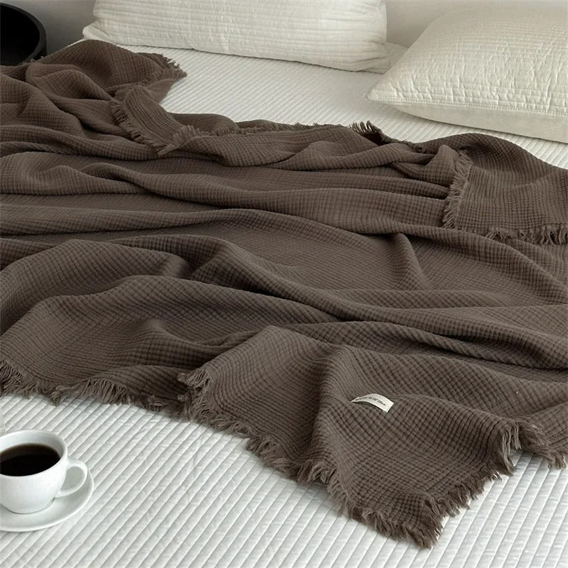 Velora | Cotton Throw Blanket