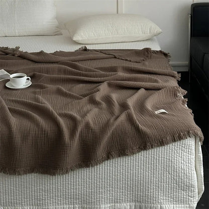 Velora | Cotton Throw Blanket