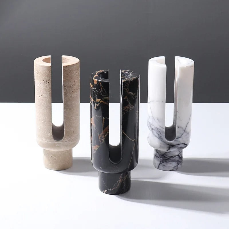 Sienna | Marble Candle Holders